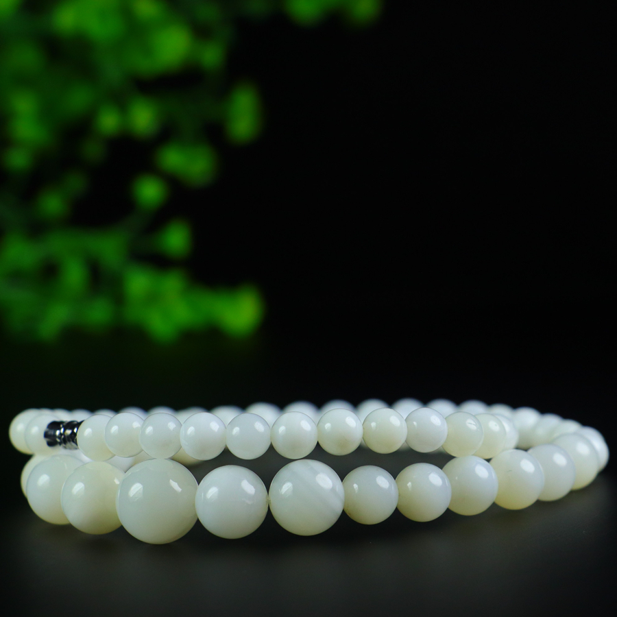 Natural deep-sea Buddhist bead necklace - 图片 4