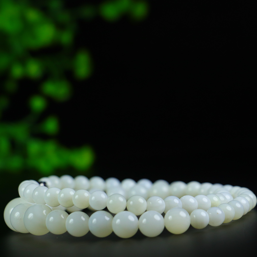 Natural deep-sea Buddhist bead necklace - 图片 5