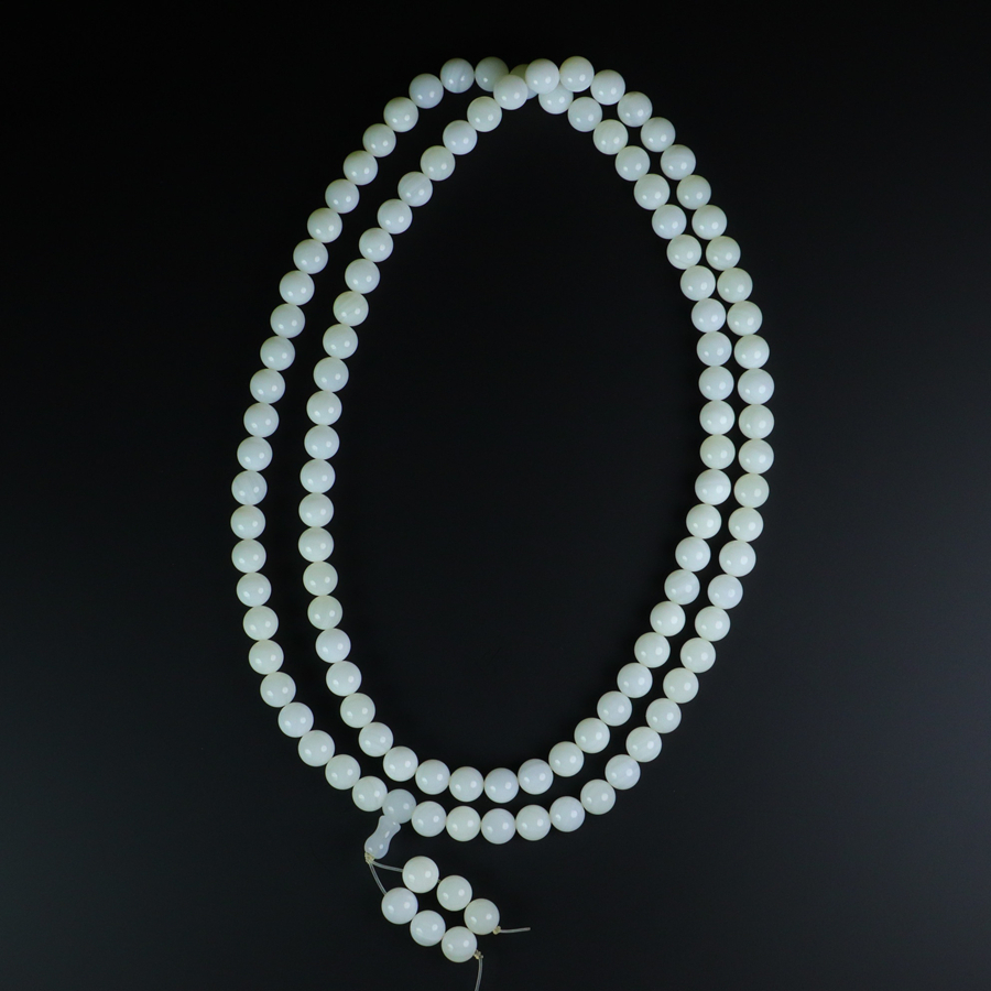 108-bead natural deep-sea giant clam shell prayer beads