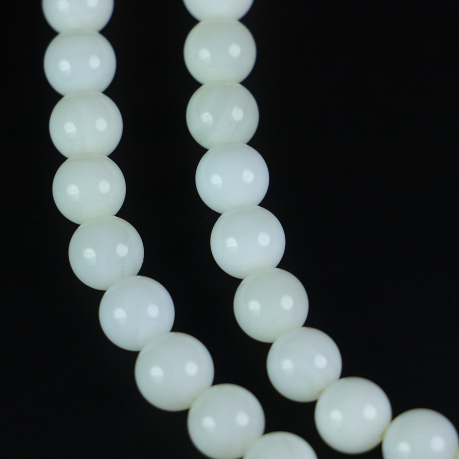 108-bead natural deep-sea giant clam shell prayer beads - 图片 2