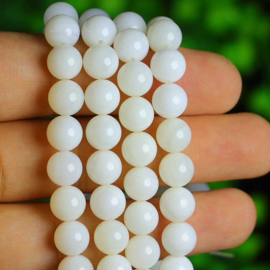 108-bead natural deep-sea giant clam shell prayer beads - 图片 5