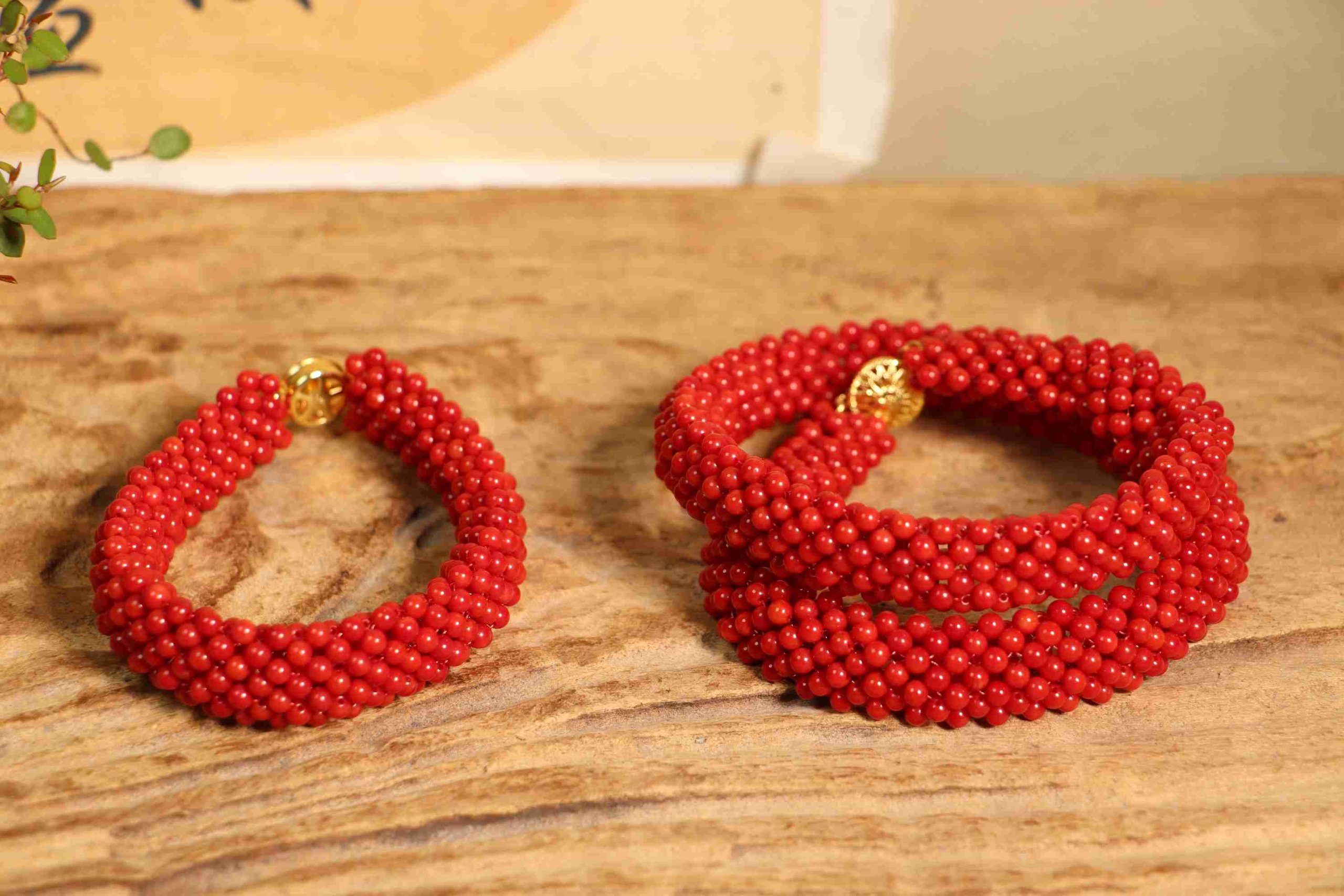 Natural Aka Red Coral Kit - 图片 2