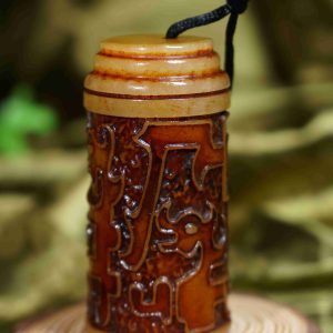 Old collection, suspected Tienhuang stone dragon pillar seal pendant