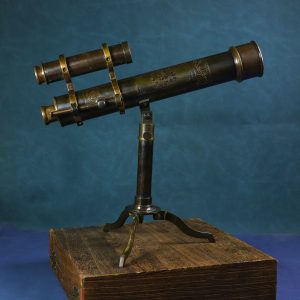 Old collection, repatriated pure copper telescopic double-barrel high-power binoculars