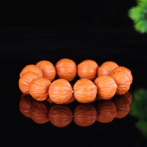 High-quality Monkey Head Walnut Beaded Bracelet