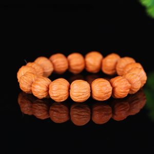 High-quality Monkey Head Walnut Beaded Bracelet