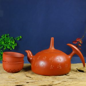 Masterpiece Collection "Yuzhu" Set of Purple Clay Teapots